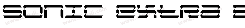Sonic Extra Bold字体转换